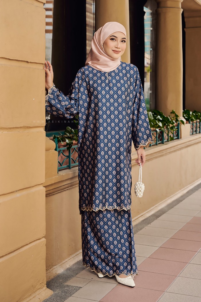 MELUR SULAM KURUNG (MSD-15) NAVY BLUE