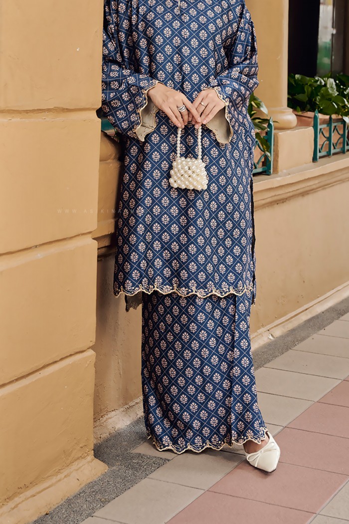 MELUR SULAM KURUNG (MSD-15) NAVY BLUE