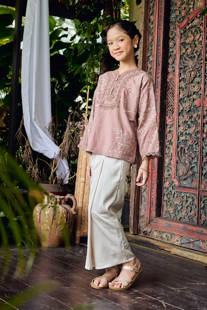 MENTARI KURUNG KIDS (MKKS-D3) IN DUSTY PINK