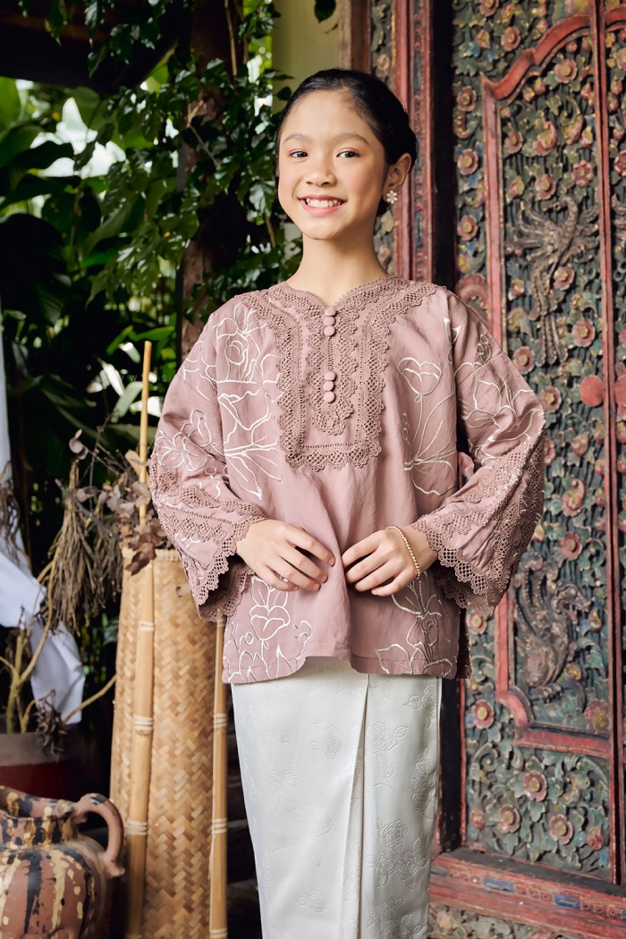 MENTARI KURUNG KIDS (MKKS-D3) IN DUSTY PINK