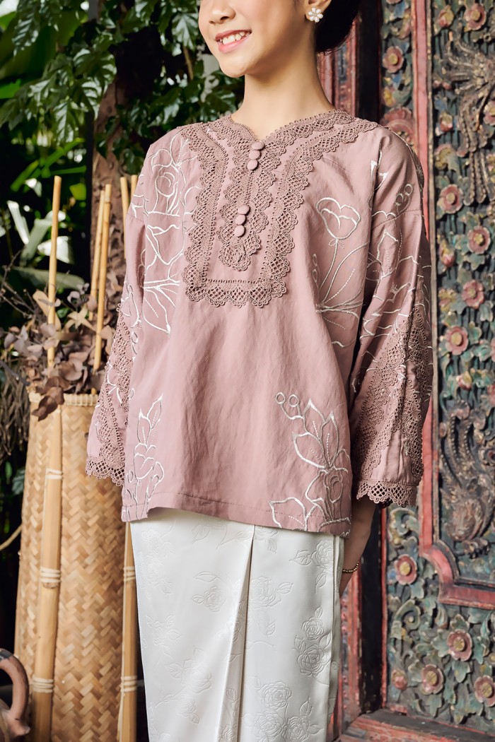 MENTARI KURUNG KIDS (MKKS-D3) IN DUSTY PINK