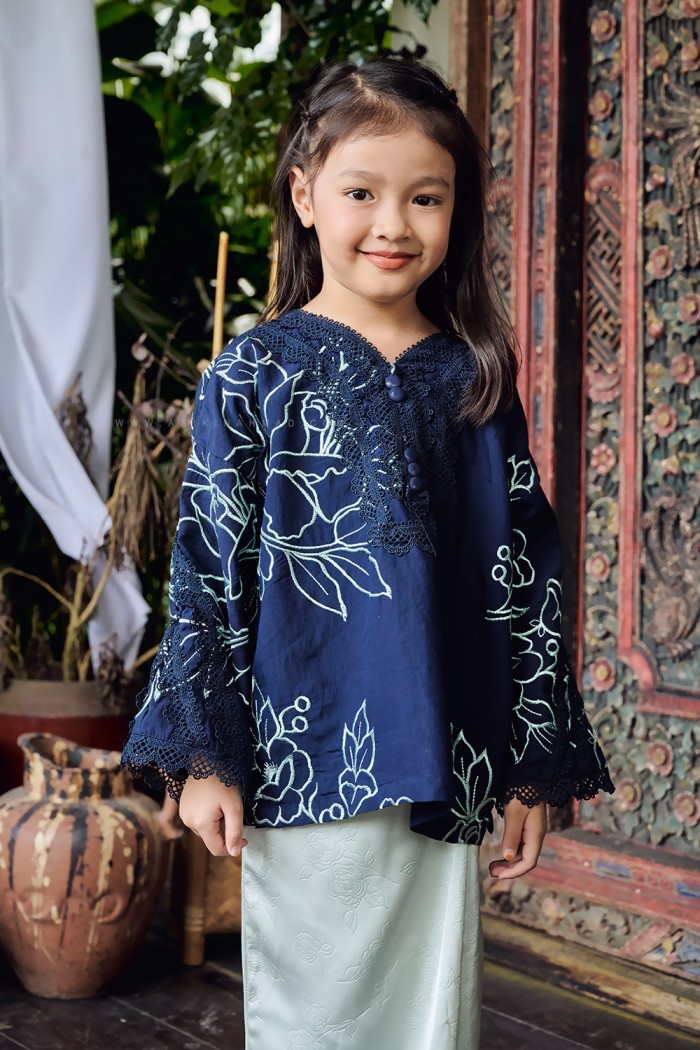 MENTARI KURUNG KIDS (MKKS-D3) IN NAVY BLUE