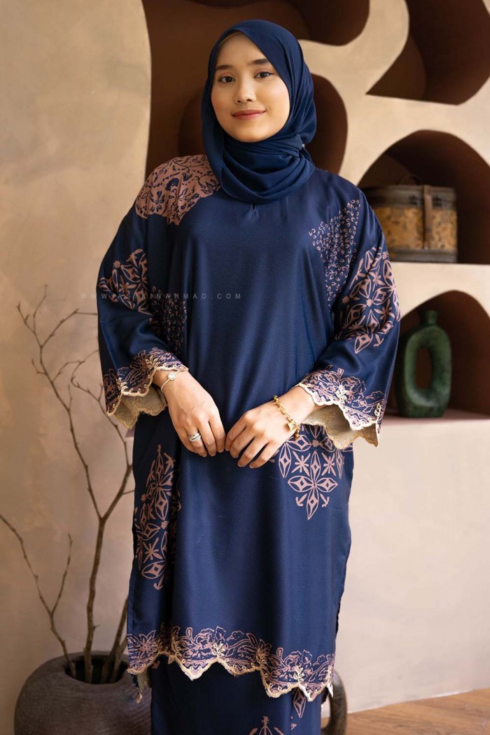 MELUR SULAM KURUNG (MSD-16) NAVY BLUE