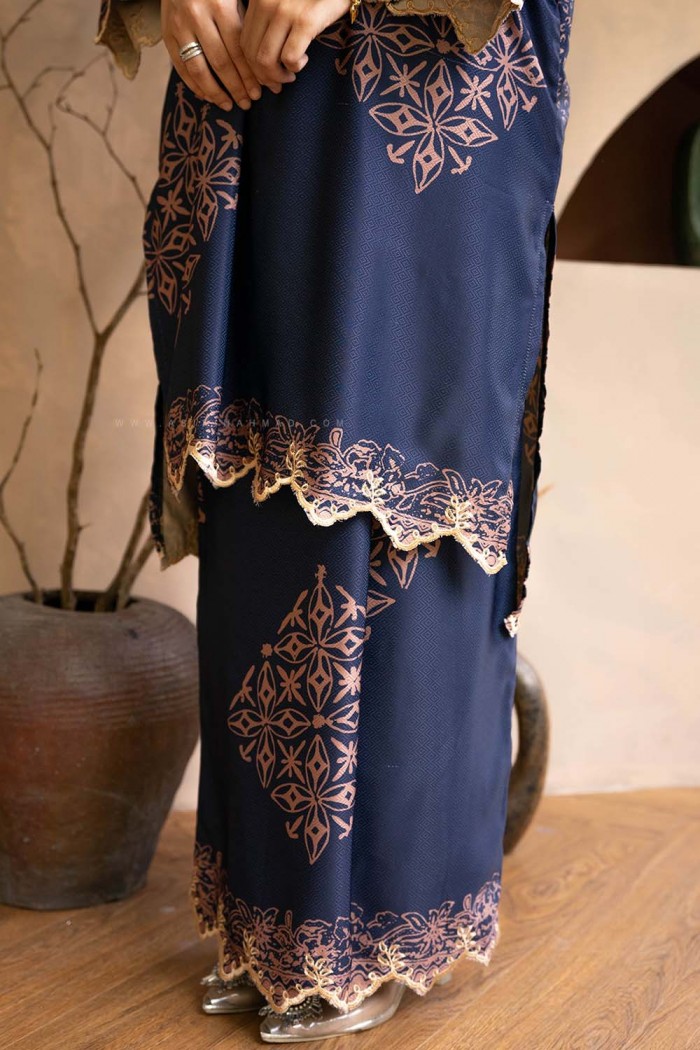 MELUR SULAM KURUNG (MSD-16) NAVY BLUE