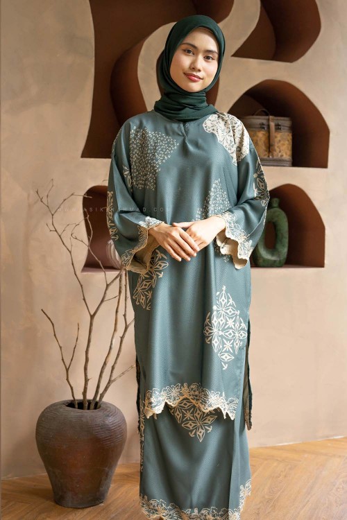 MELUR SULAM KURUNG (MSD-16) SMOKE GREEN