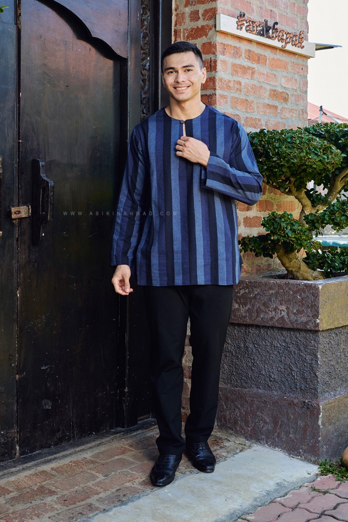 NADIM KURTA (NK-D1) in BLUE