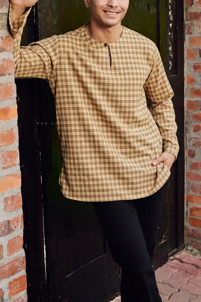 NADIM KURTA (NK-D2) in OLIVE