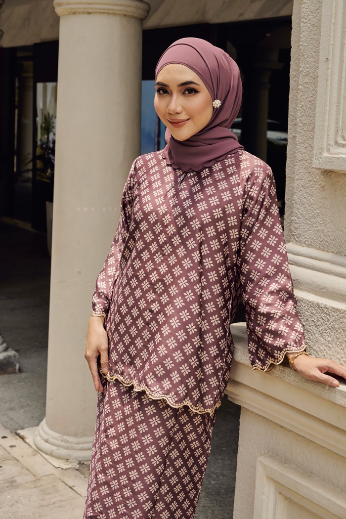 NAIFAH KURUNG SULAM (NKSD-1) PURPLE