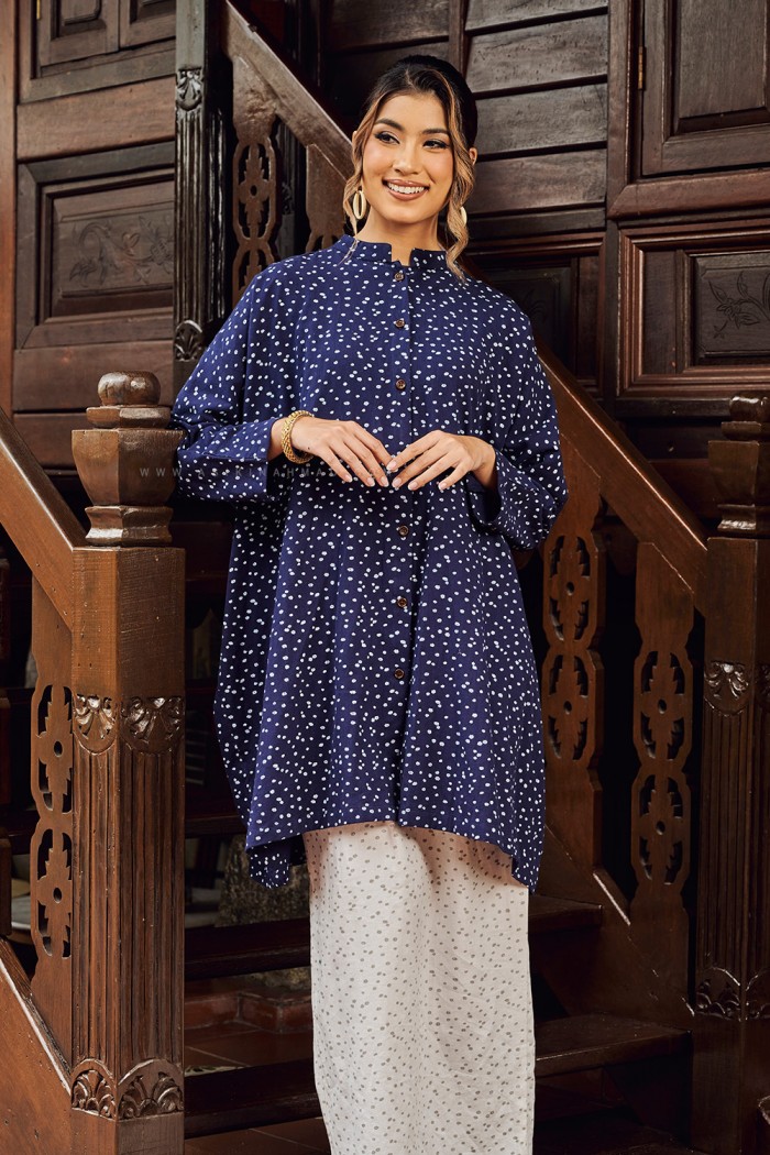 PUSPA KURUNG (PCK-D4) - NAVY BLUE