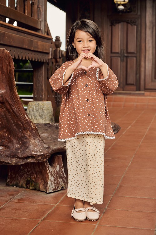 PUSPA KURUNG KIDS (PKCK-D4) - BROWN