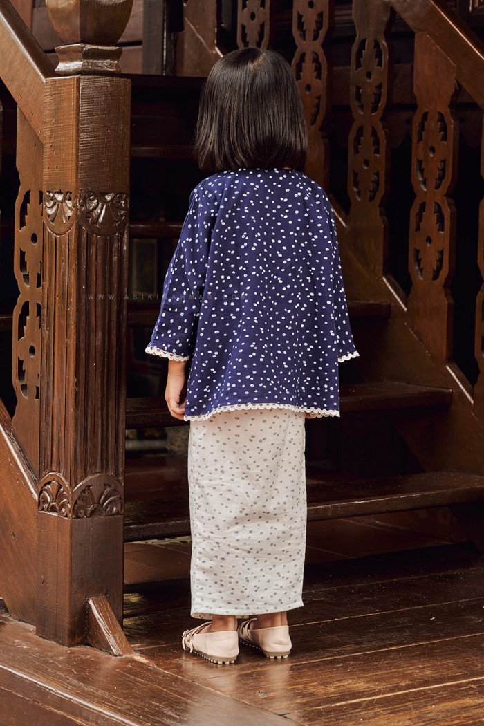 PUSPA KURUNG KIDS (PKCK-D4) - NAVY BLUE