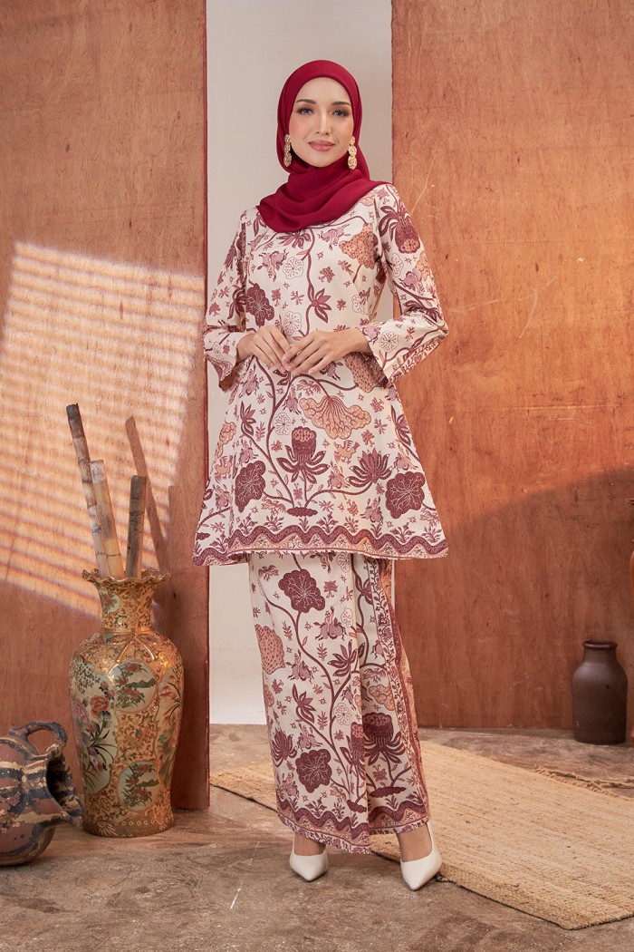 PUTERI KURUNG LILY (PL BK02) RED