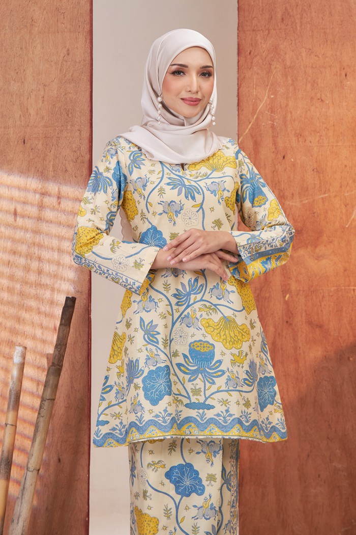 PUTERI KURUNG LILY (PL BK01) YELLOW