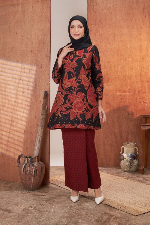 PUTERI KURUNG MAWAR (PM BK02) RED