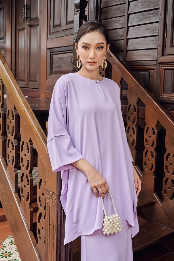 ROSA KURUNG PLAIN IN LAVENDER