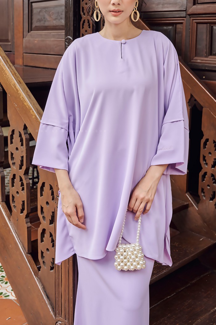 ROSA KURUNG PLAIN IN LAVENDER