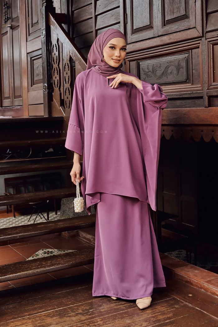 ROSA KURUNG PLAIN IN PURPLE