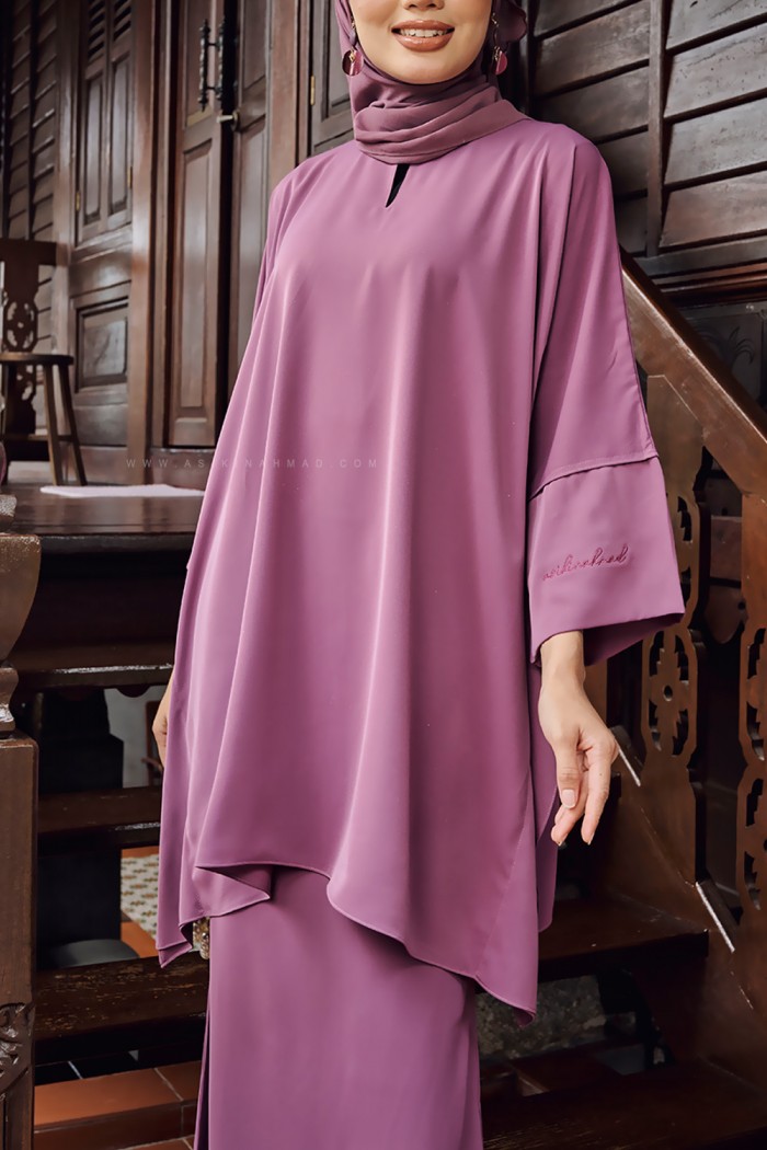 ROSA KURUNG PLAIN IN PURPLE