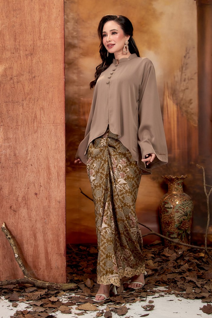 SALEHA KURUNG (SKD-1) - OLIVE GREEN