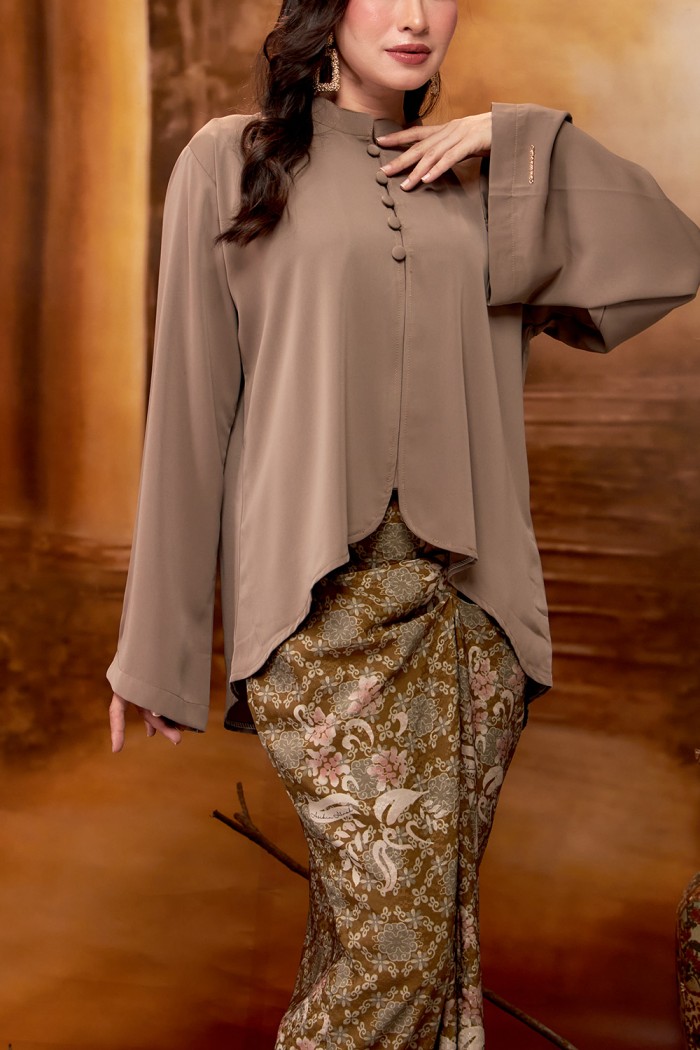 SALEHA KURUNG (SKD-1) - OLIVE GREEN