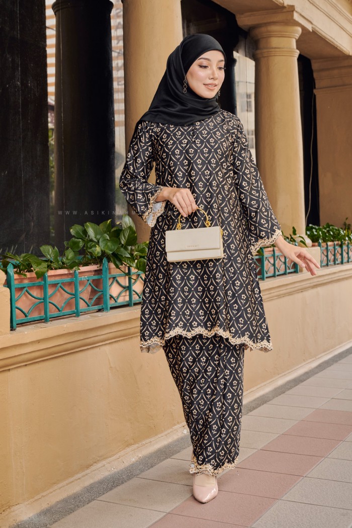 SALIMAH SULAM KURUNG (SSD-1) - BLACK