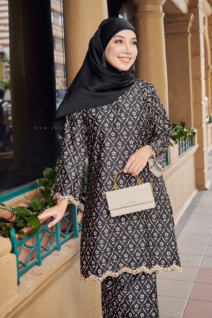 SALIMAH SULAM KURUNG (SSD-1) - BLACK