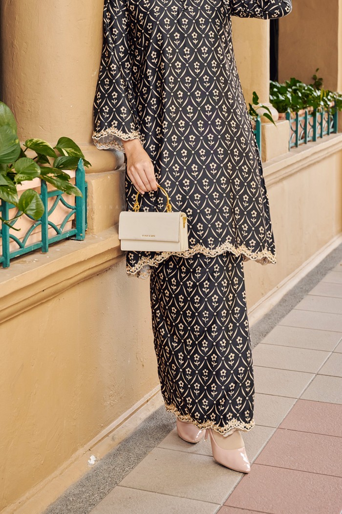 SALIMAH SULAM KURUNG (SSD-1) - BLACK