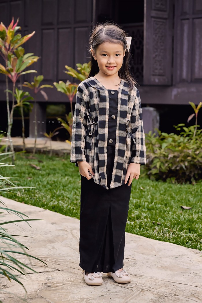 SARI DEWI KEBAYA KIDS (SDKP-D3) IN BLACK