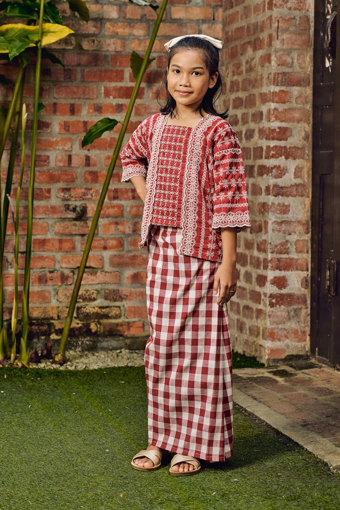 SARI KESUMA KIDS (SKKE-D3) in RED