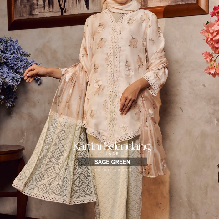 KARTINI SELENDANG IN SAGE GREEN