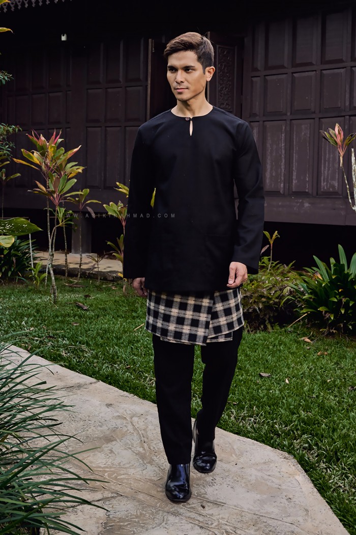 BAJU MELAYU SOLTAN (SBM-3) IN BLACK