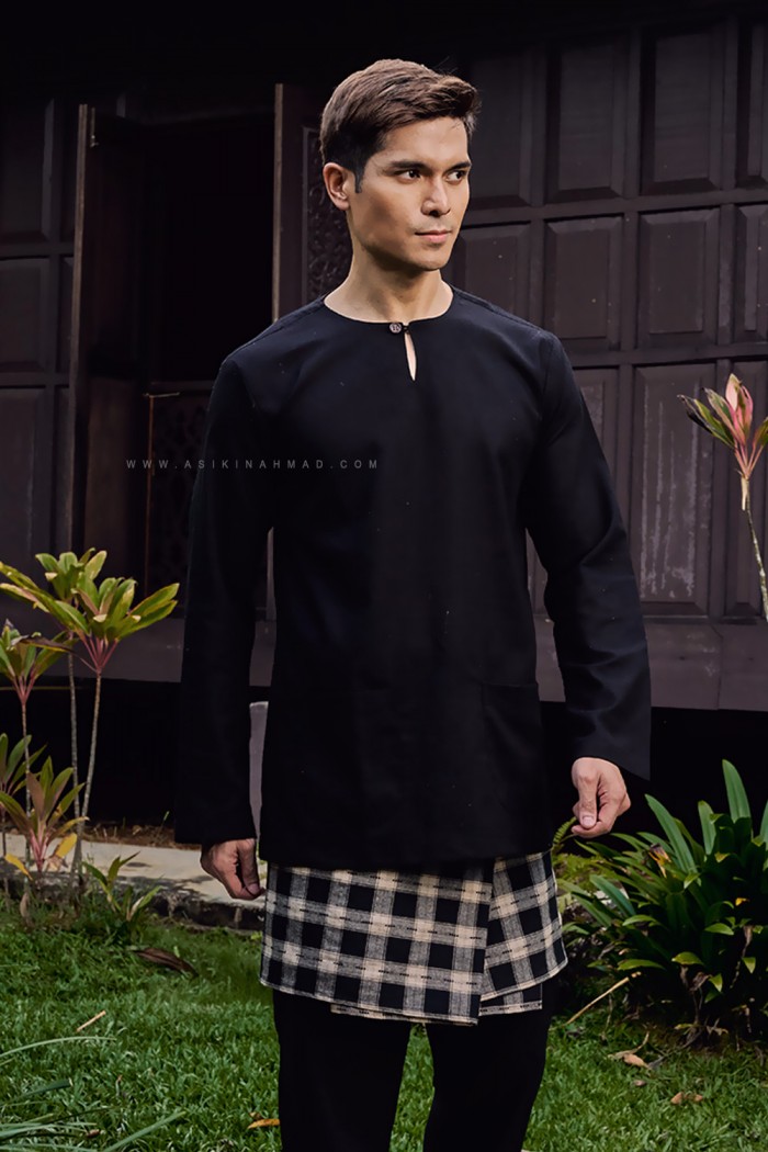 BAJU MELAYU SOLTAN (SBM-3) IN BLACK