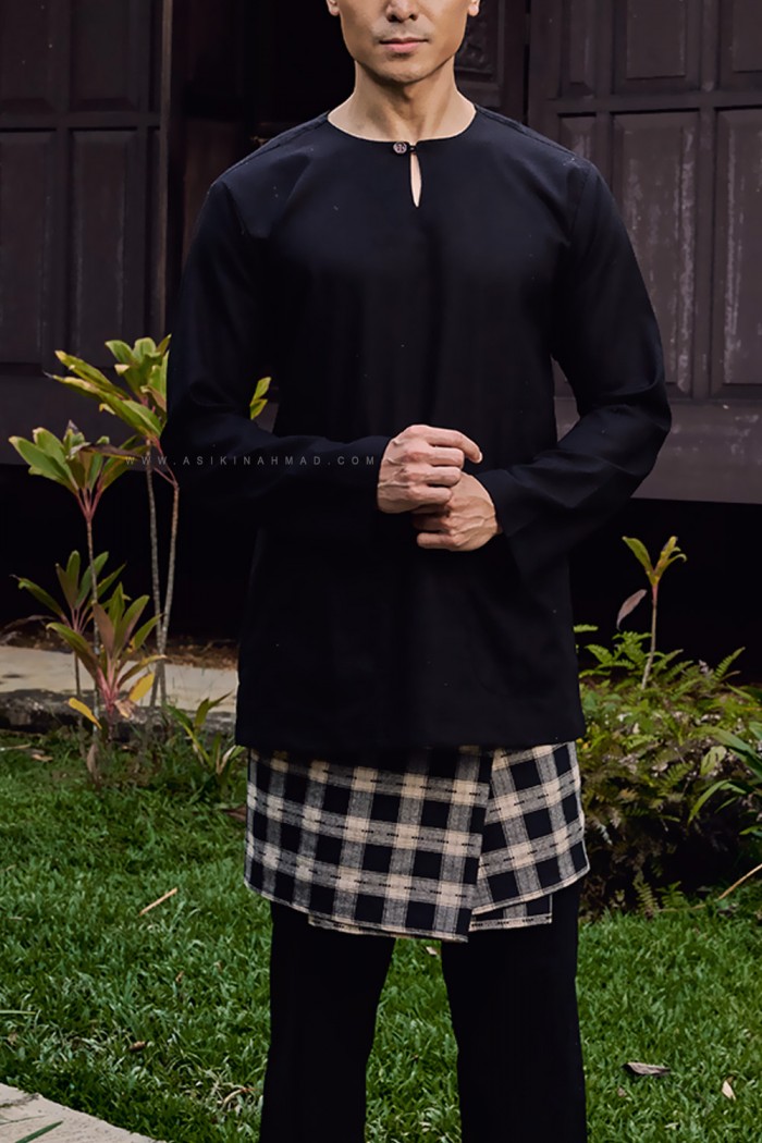 BAJU MELAYU SOLTAN (SBM-3) IN BLACK