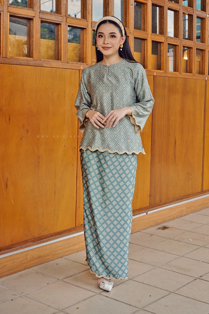 TIARA KURUNG SULAM (TKSD-1) - TURQOISE