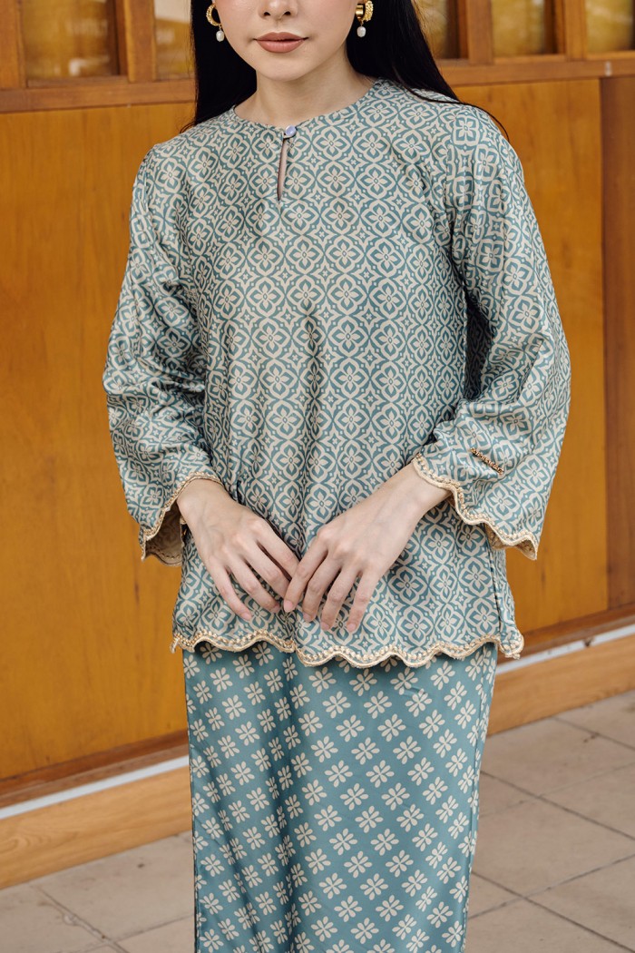 TIARA KURUNG SULAM (TKSD-1) - TURQOISE