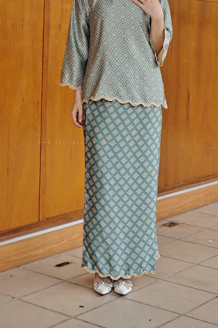 TIARA KURUNG SULAM (TKSD-1) - TURQOISE