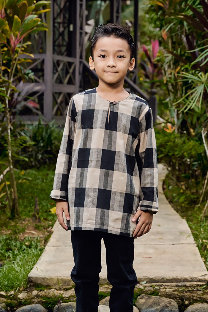 TUAH KURTA KIDS (TKK-D2) IN BLACK