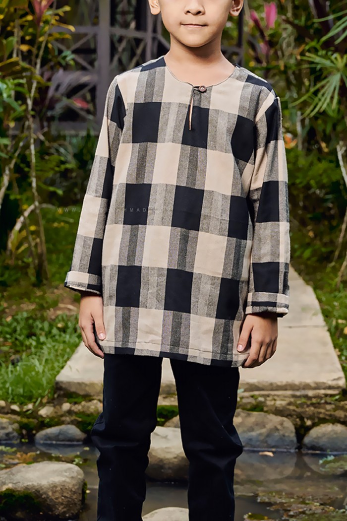 TUAH KURTA KIDS (TKK-D2) IN BLACK