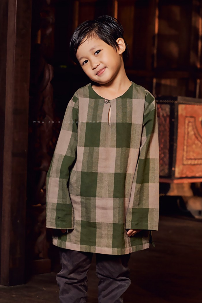 TUAH KURTA KIDS (TKK-D2) IN EMERALD