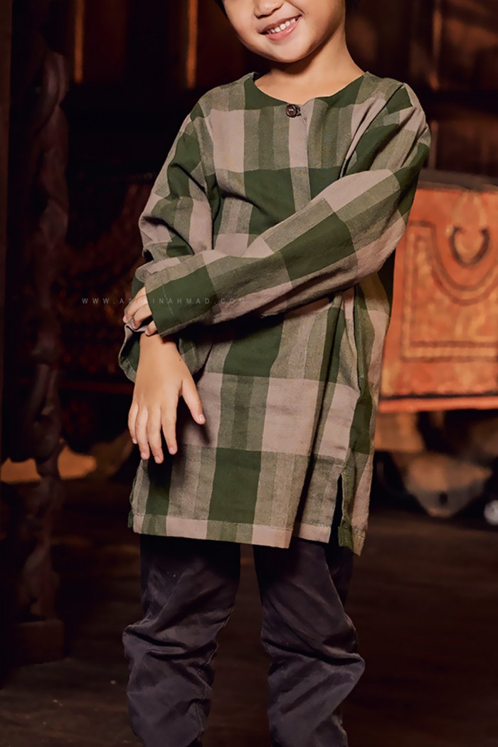 TUAH KURTA KIDS (TKK-D2) IN EMERALD