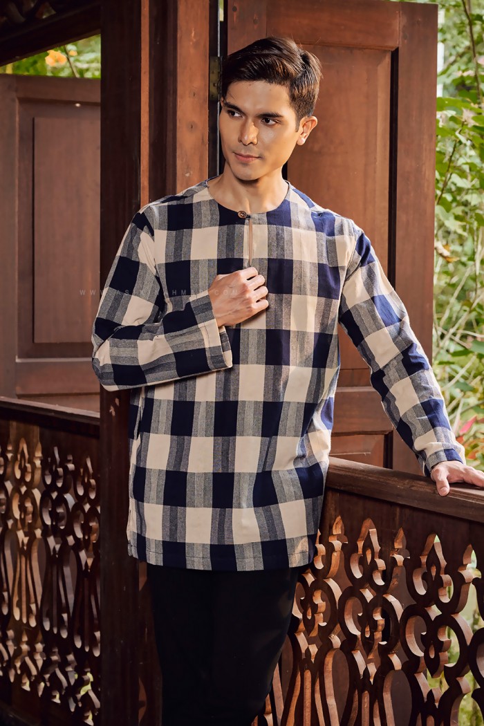 TUAH KURTA (TK-D2) IN NAVY BLUE