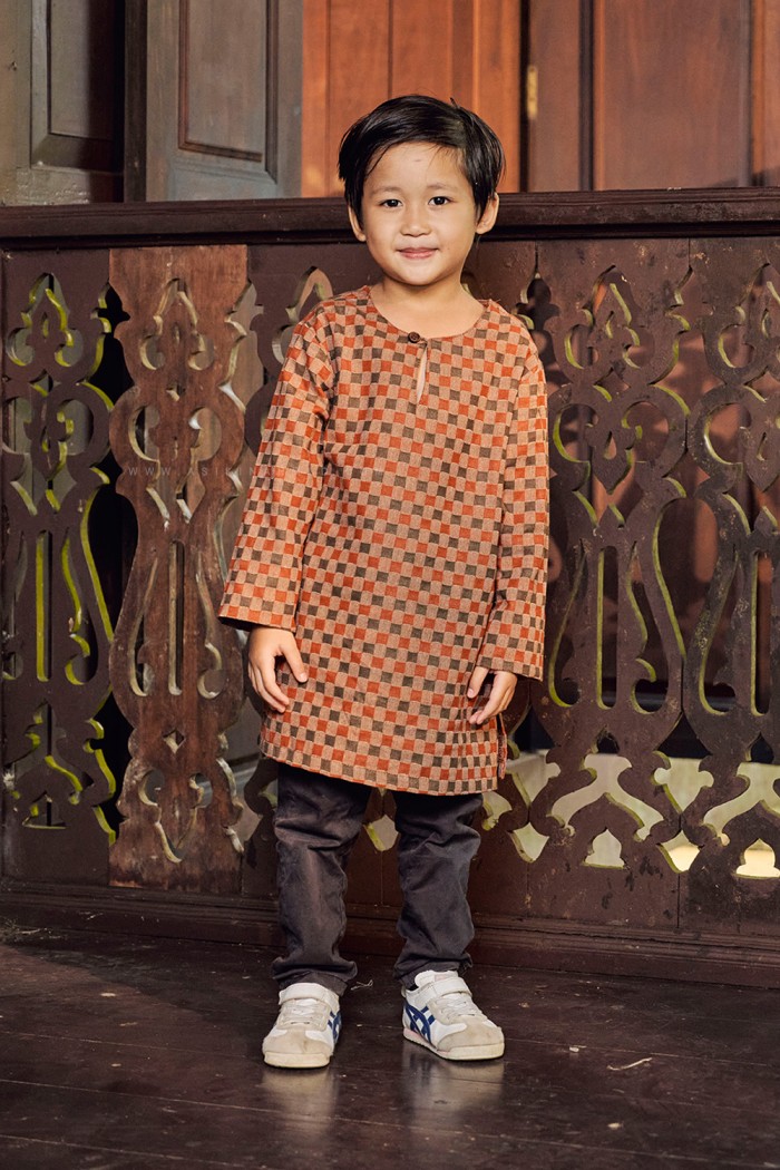 TUAH KURTA KIDS (TKK-D3) IN OLIVE