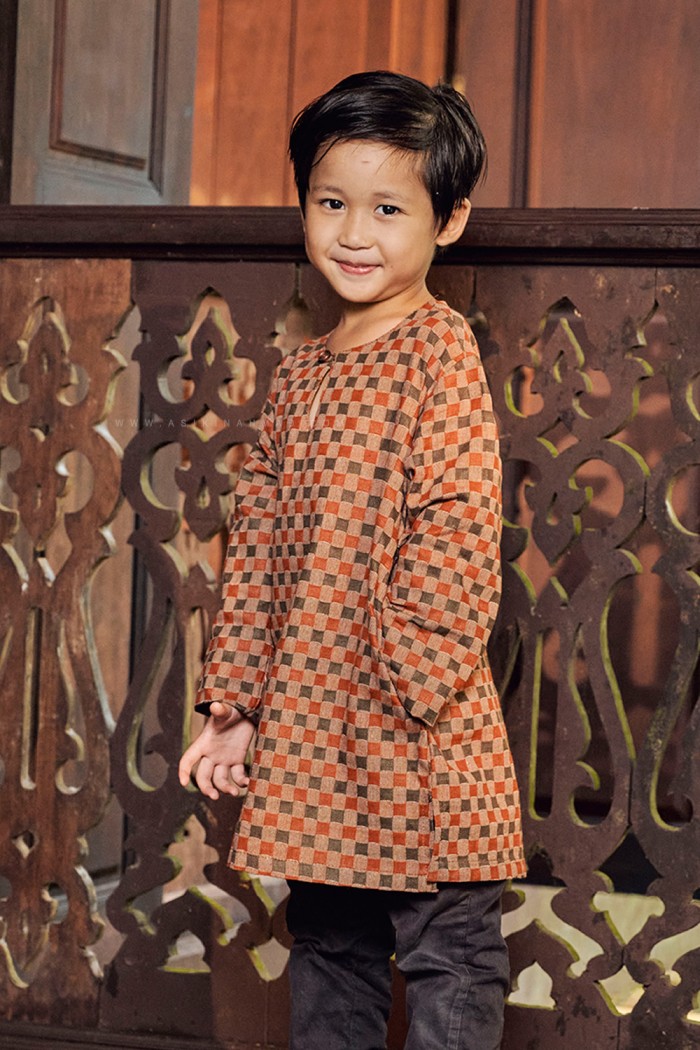 TUAH KURTA KIDS (TKK-D3) IN OLIVE