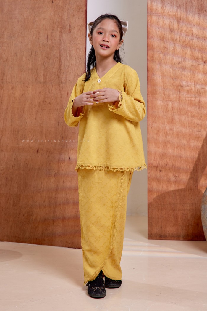 ZEHRA KURUNG KIDS in YELLOW