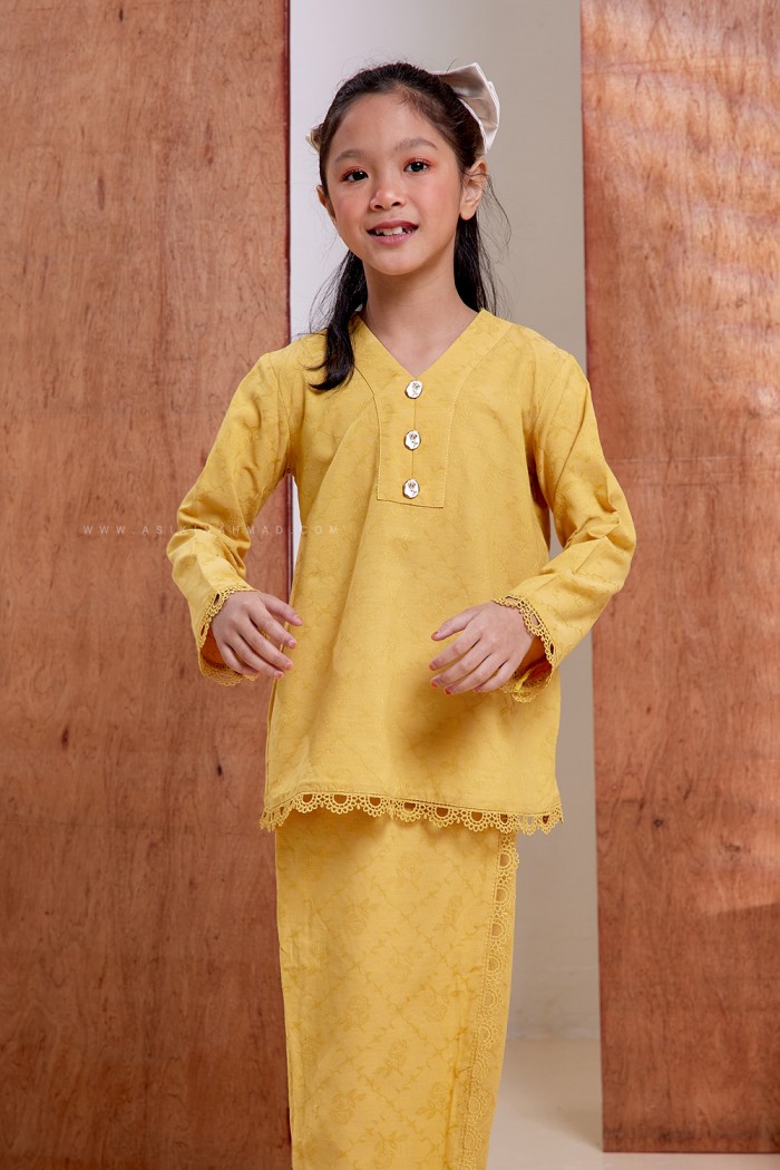 ZEHRA KURUNG KIDS in YELLOW