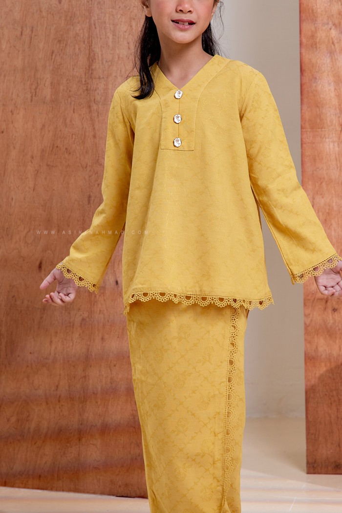 ZEHRA KURUNG KIDS in YELLOW