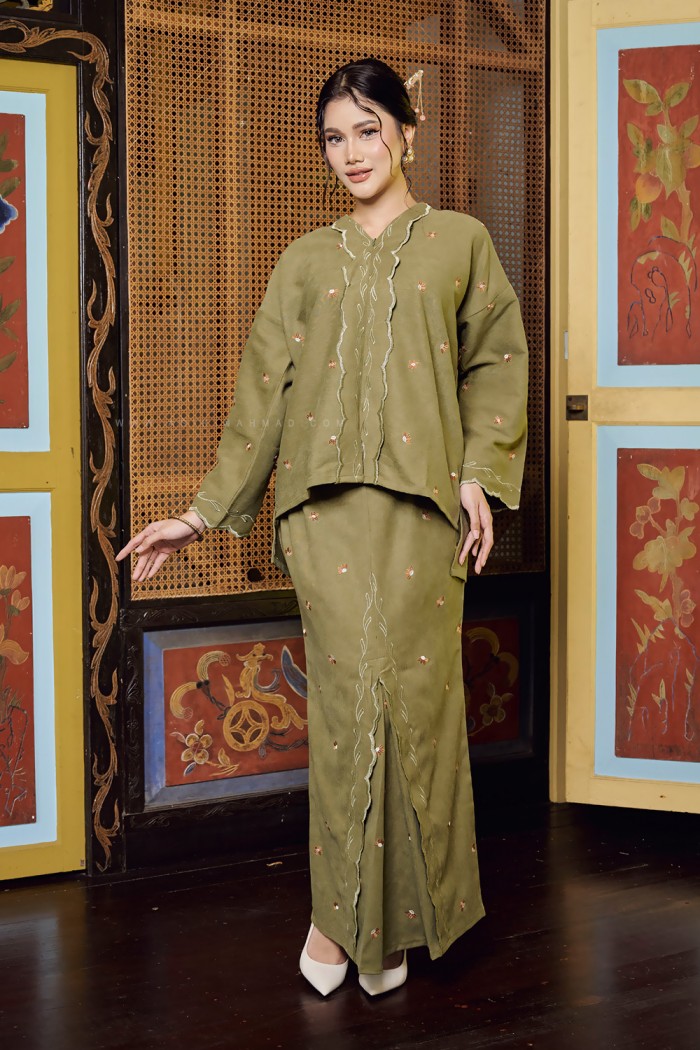 MEKAR MANIS KEBAYA (MMK-D1) in PEAR GREEN