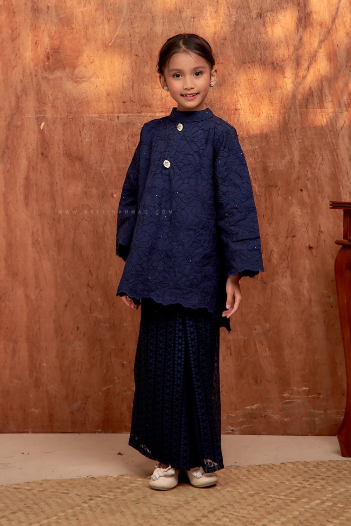 TUN KASMIRA KIDS (TKEK-D3) in NAVY BLUE