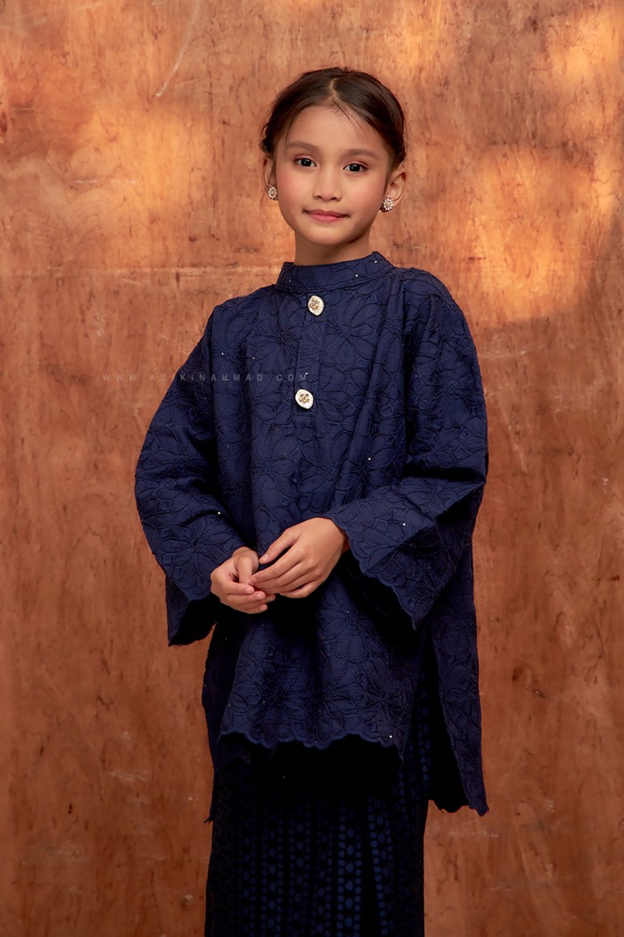 TUN KASMIRA KIDS (TKEK-D3) in NAVY BLUE