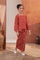 RAESA KEBAYA KIDS in BRICK ORANGE